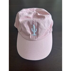 Cactus Dad Hat Light Pink Saguaro Old Pueblo